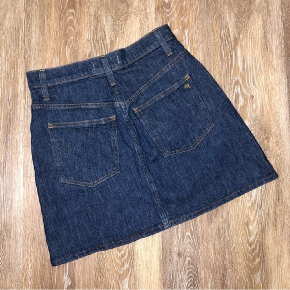 Madewell Novelty Yolk A-Line Stretch Denim Skirt 25 - Picture 4 of 8